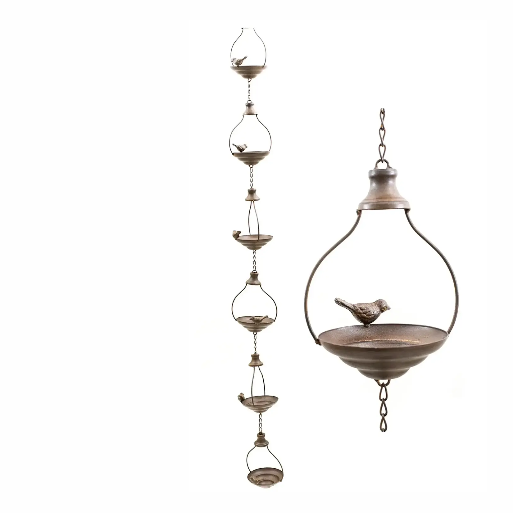 Metal Bird Rain Chain