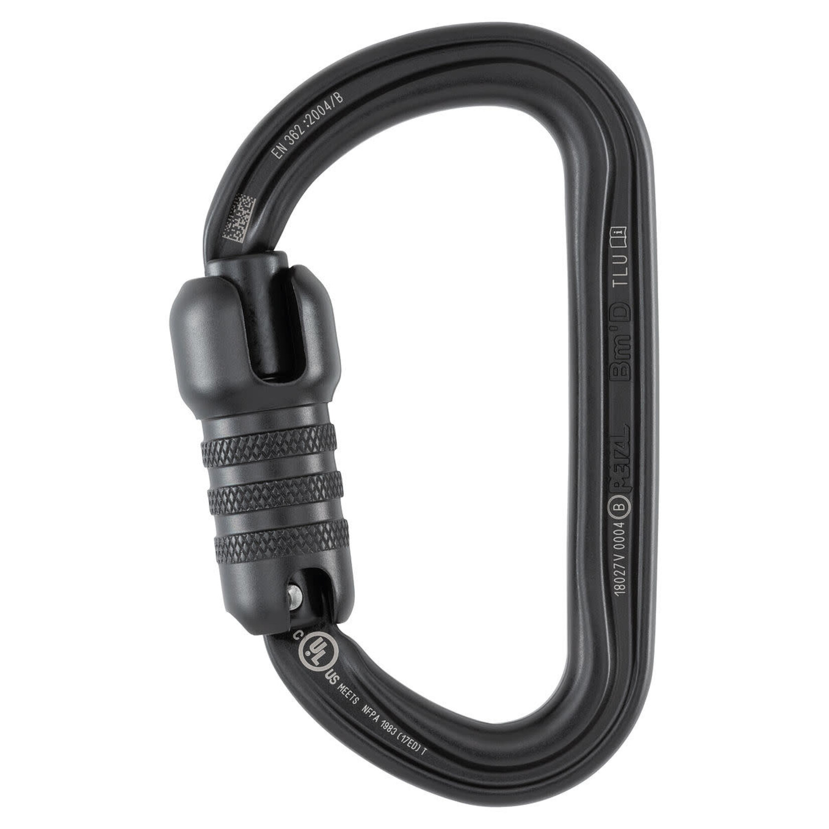 PETZL BM'D TRIACT-LOCK U CARABINER BLACK