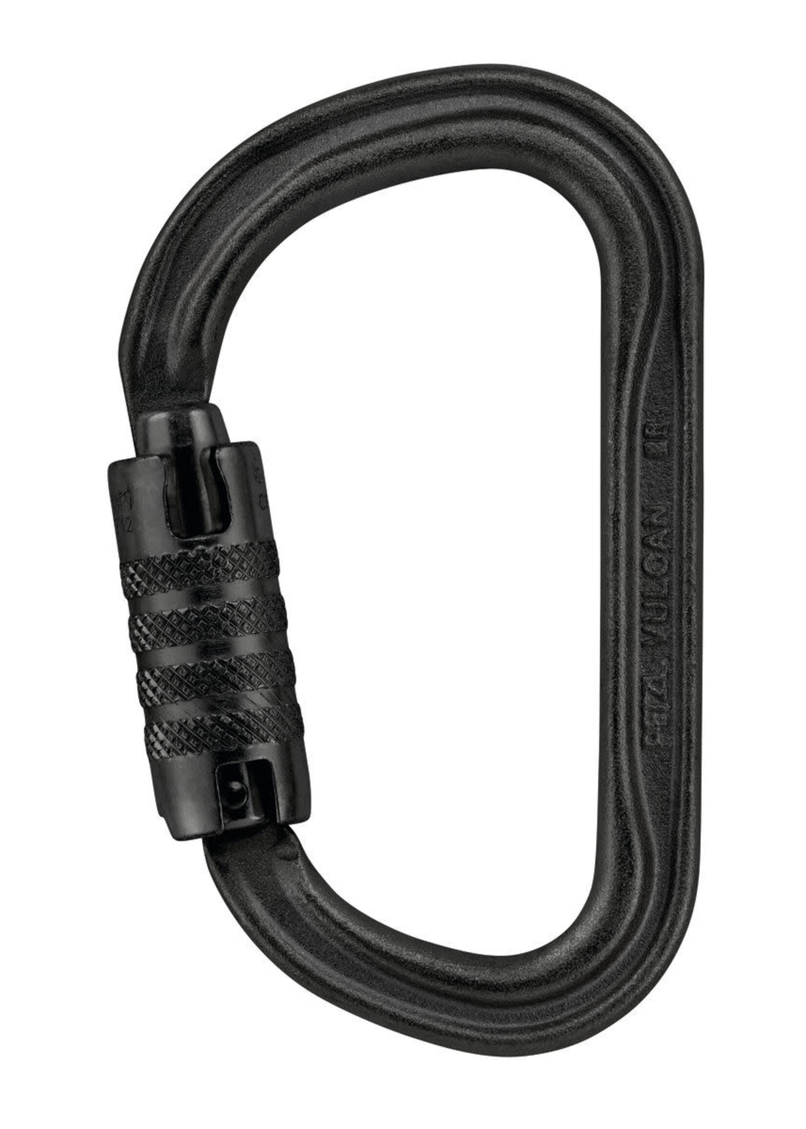 PETZL CONNECTOR VULCAN TRIACT-LOCK U BLACK