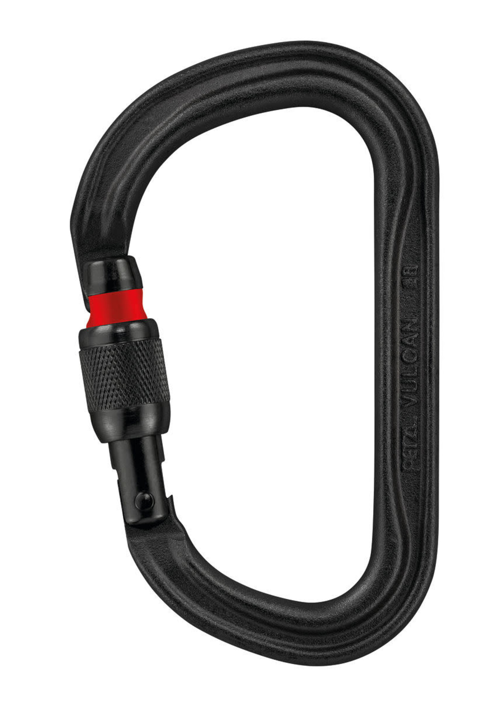 PETZL CONNECTOR VULCAN SCREW-LOCK BLACK