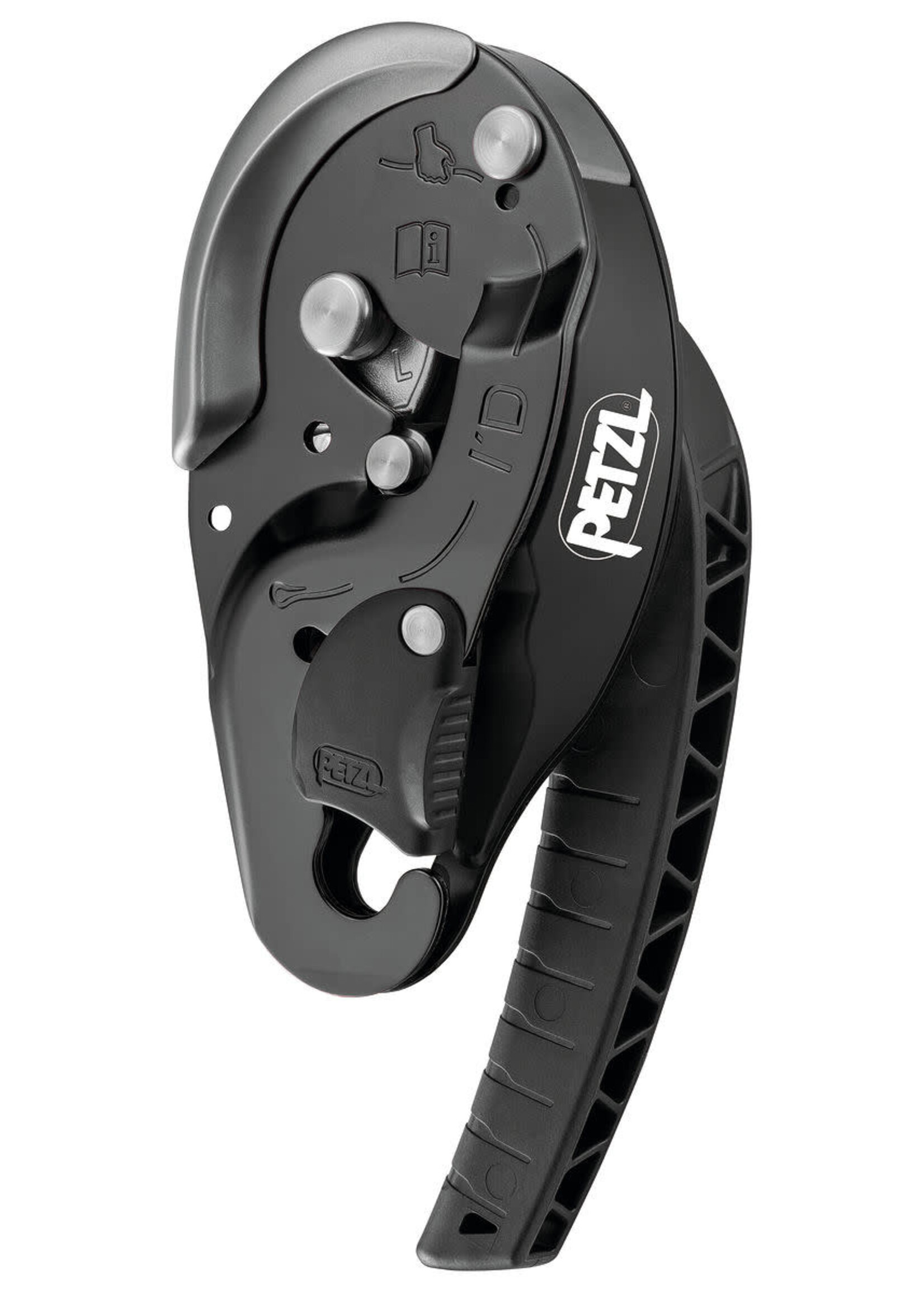 PETZL I'D L DESCENDER BLACK