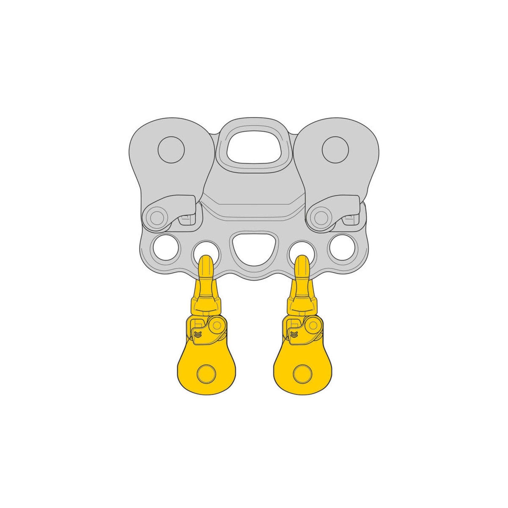 PETZL SPIN S1 OPEN PULLEY