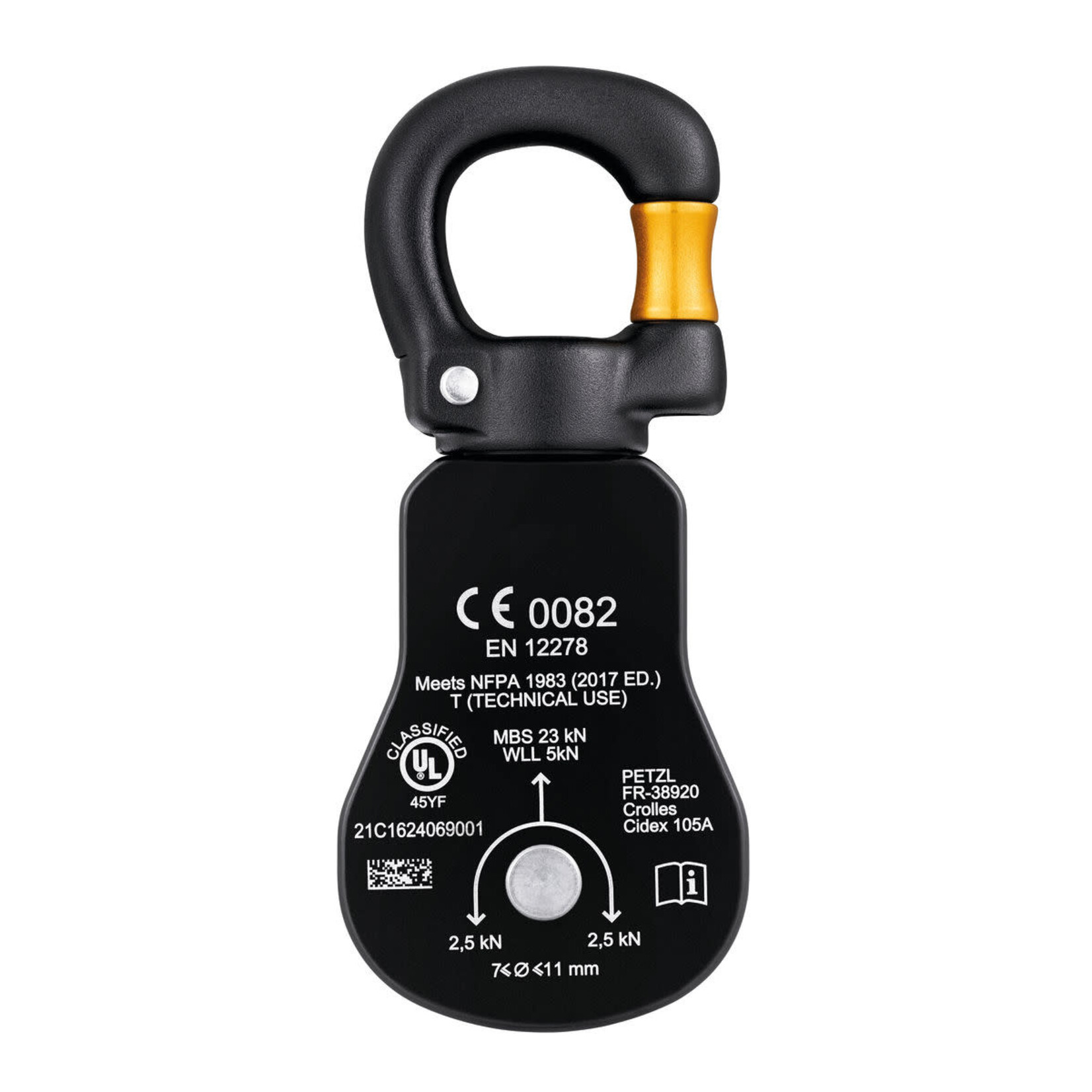 PETZL SPIN S1 OPEN PULLEY