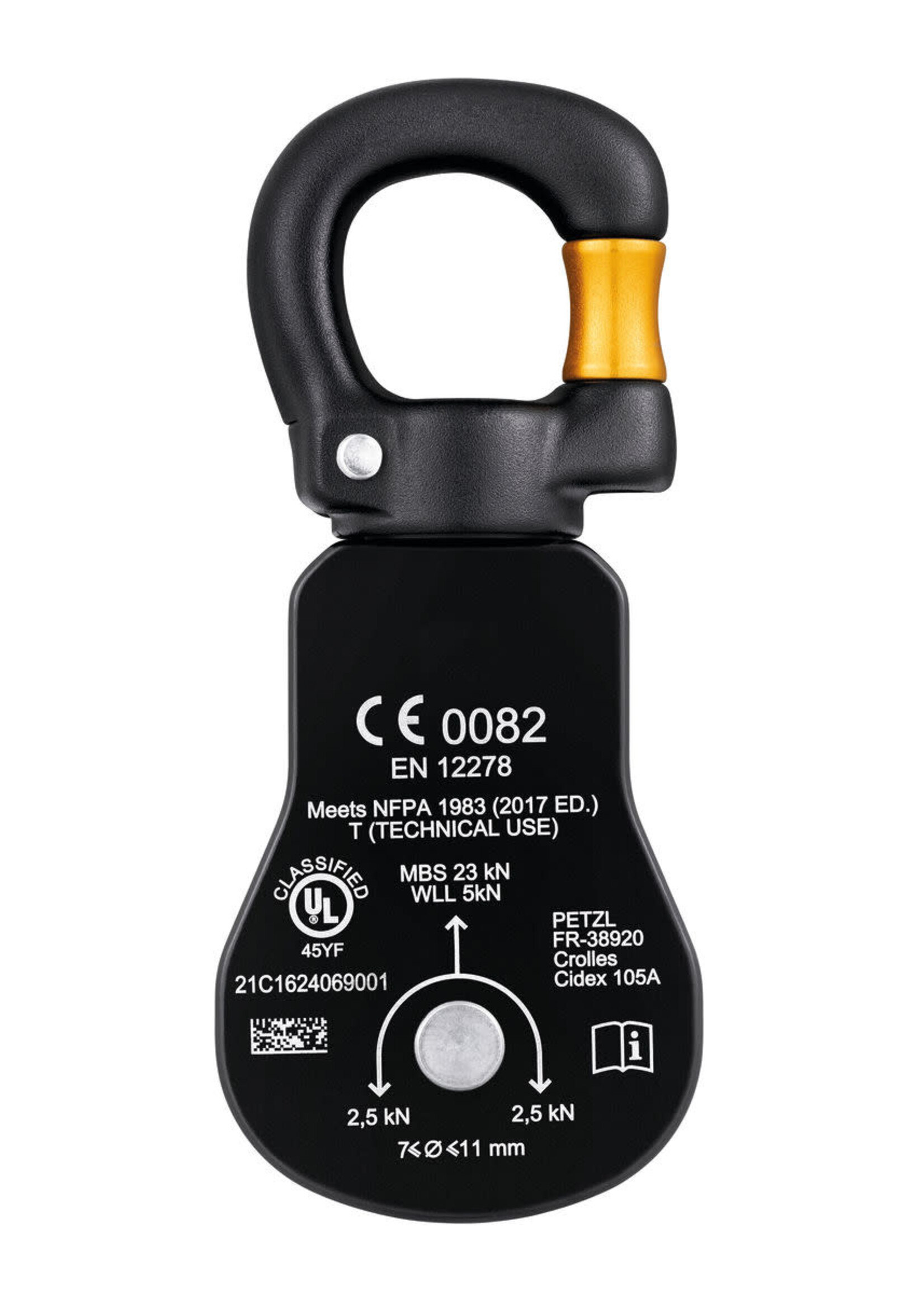 PETZL SPIN S1 OPEN PULLEY
