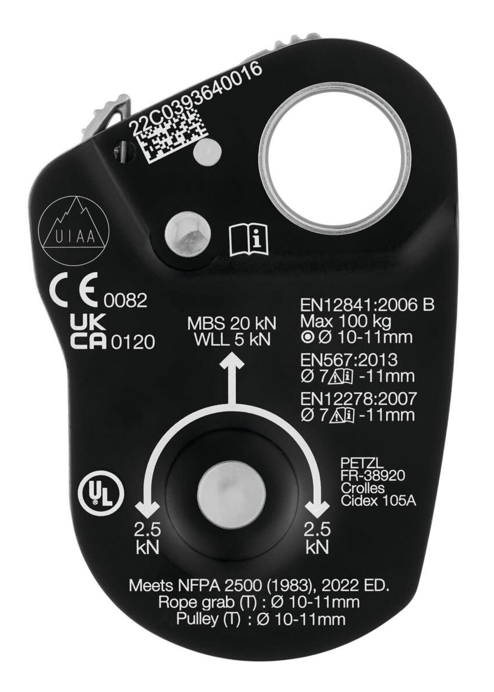 PETZL MINI TRAXION PROGRESS CAPTURE PULLEY