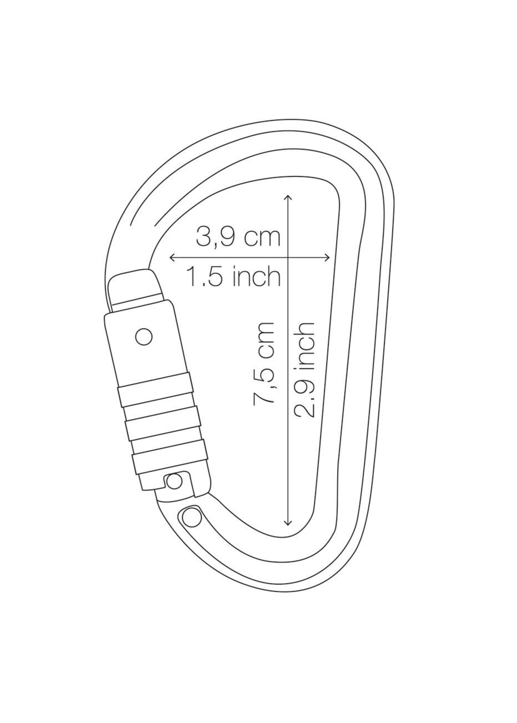 PETZL SM'D TRIACT LOCK CARABINER