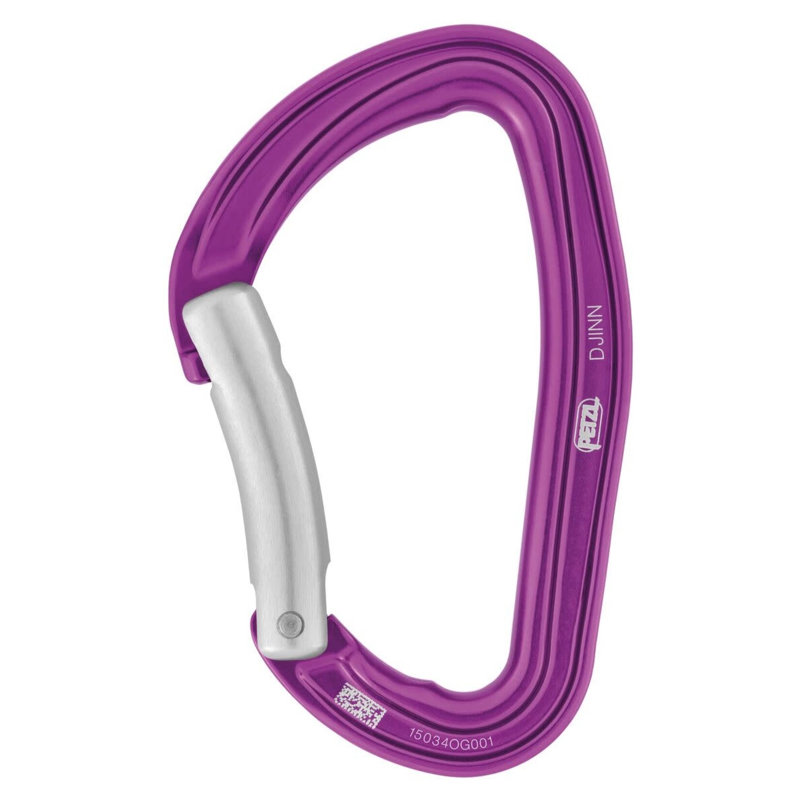 PETZL DJINN CARABINER BENT GATE PURPLE