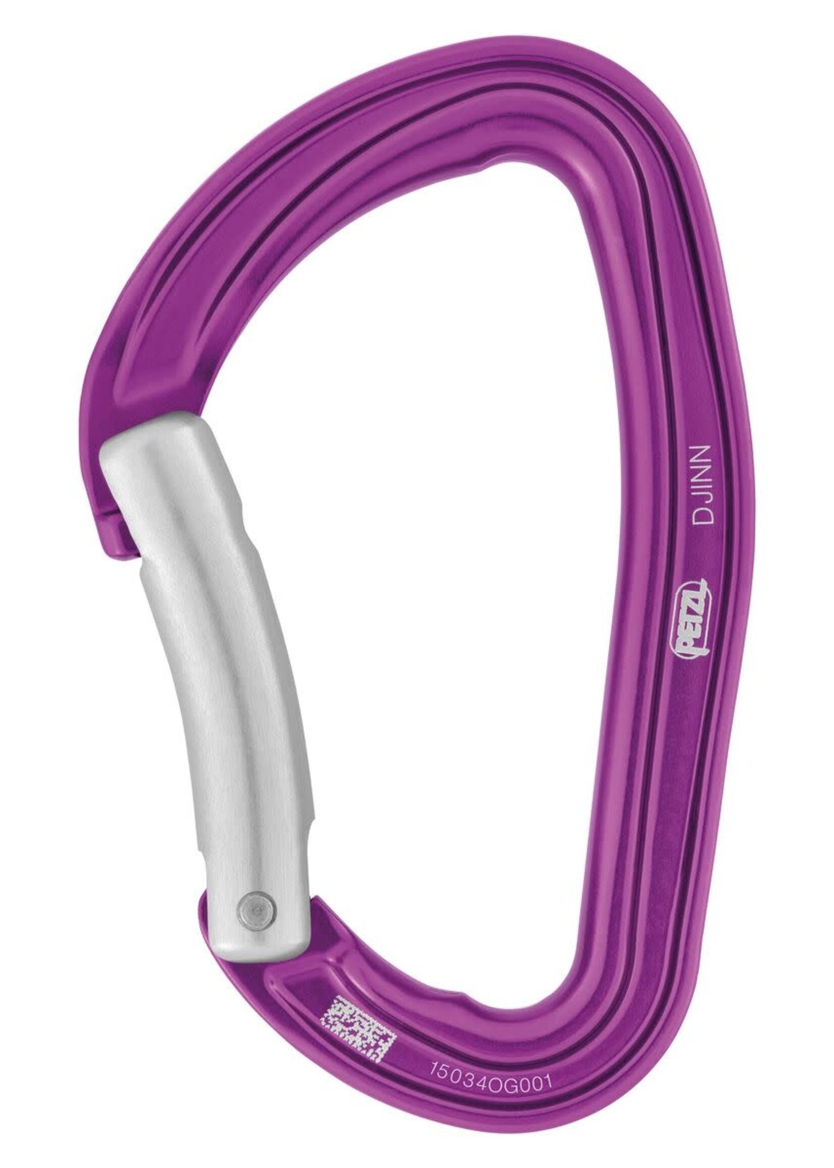PETZL DJINN CARABINER BENT GATE PURPLE