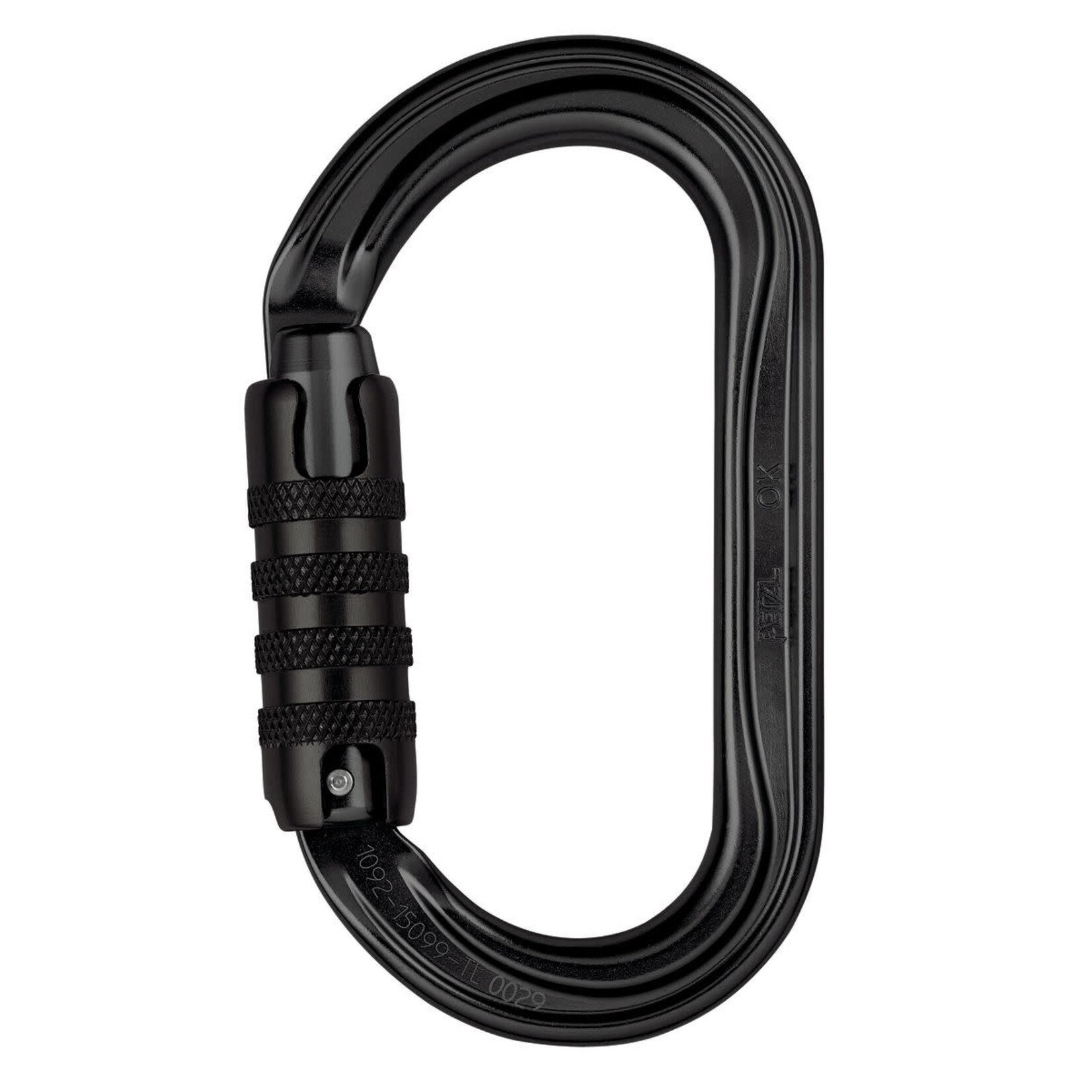 PETZL OK TRIACT-LOCK CARABINER BLACK