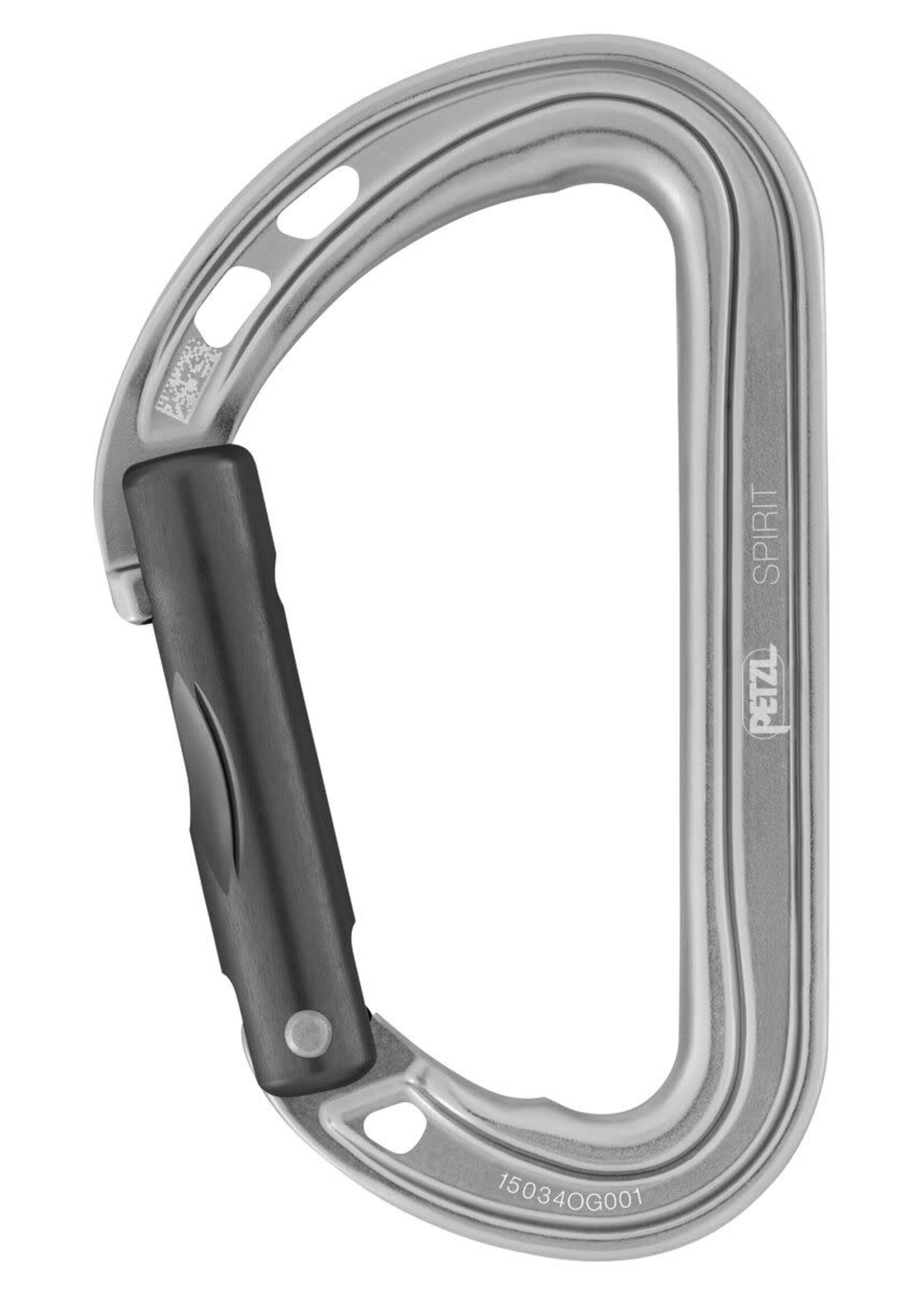 PETZL SPIRIT CARABINER STRAIGHT GREY