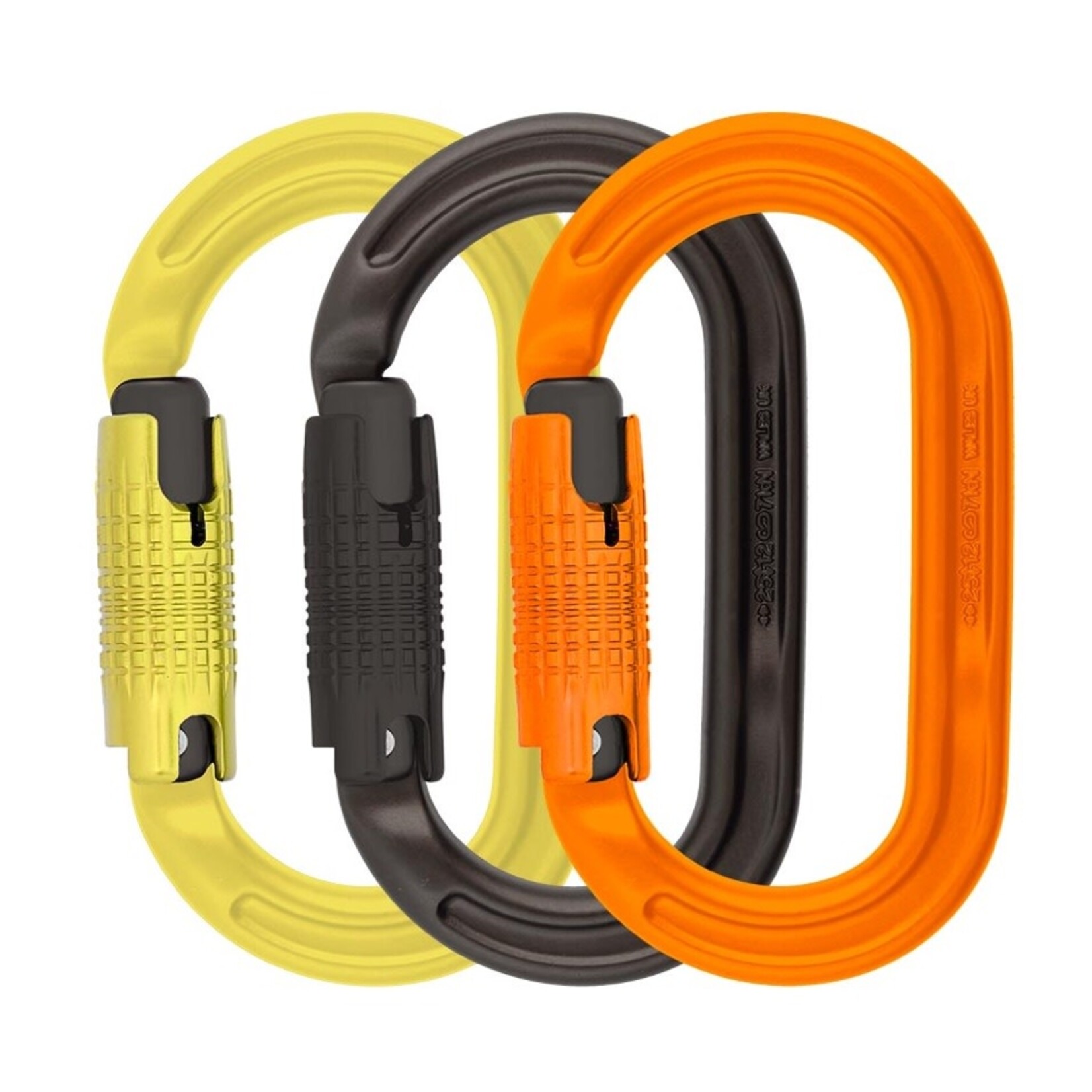 DMM Ultra O Locksafe Colour 3 Pack Lime/Grey/Orange