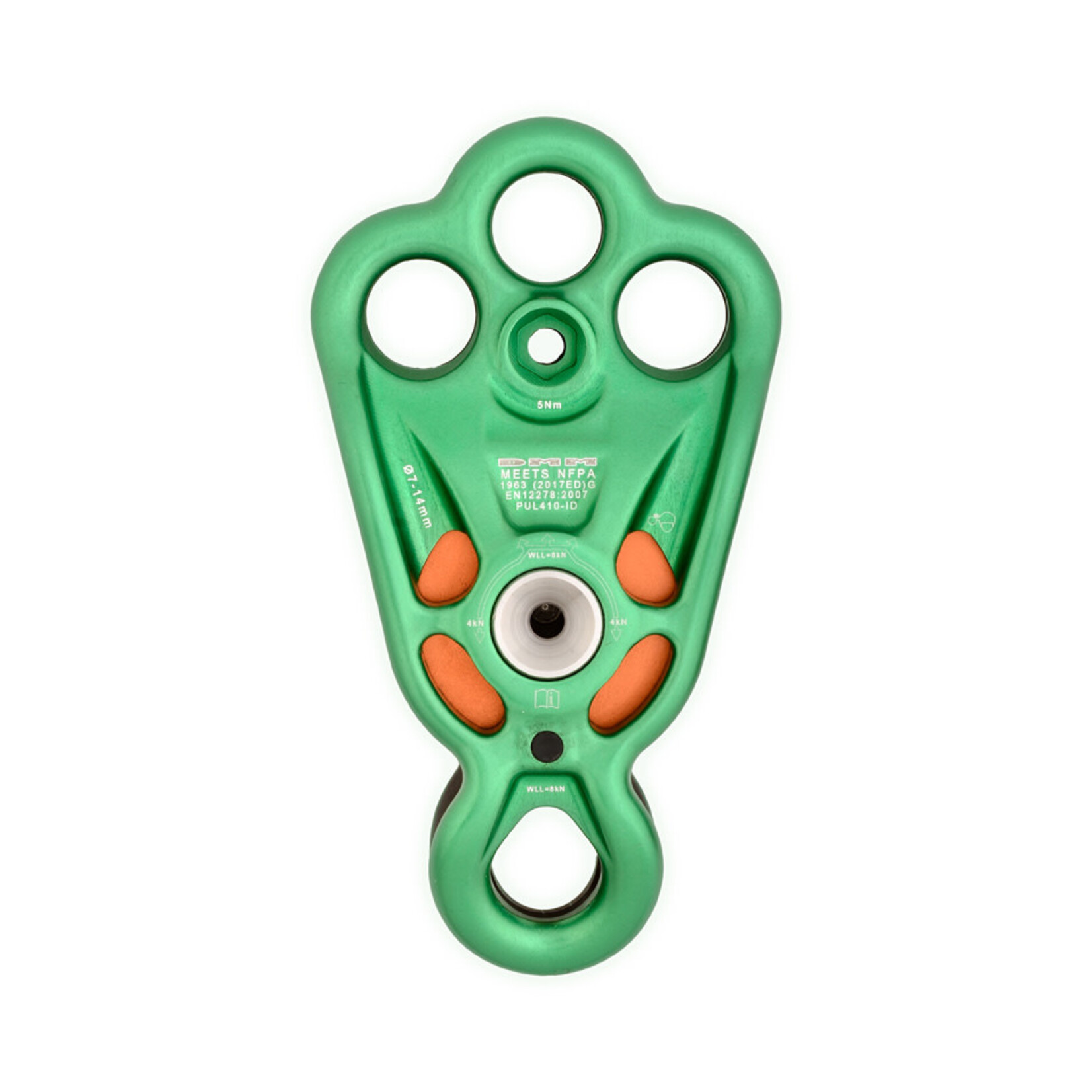 DMM Rigger Becket Pulley Green/Matt Grey