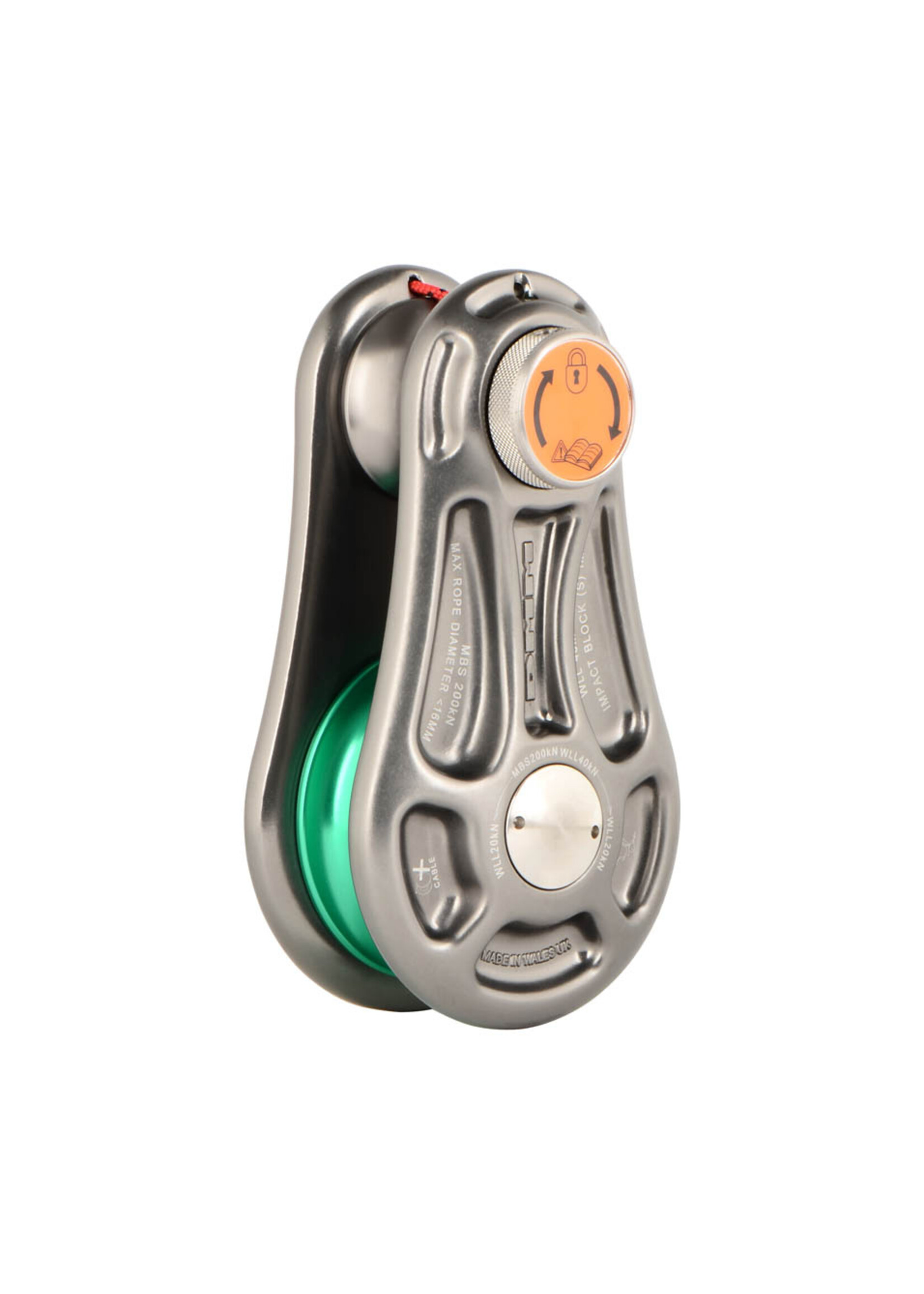 DMM Impact Block Small Titanium/Green