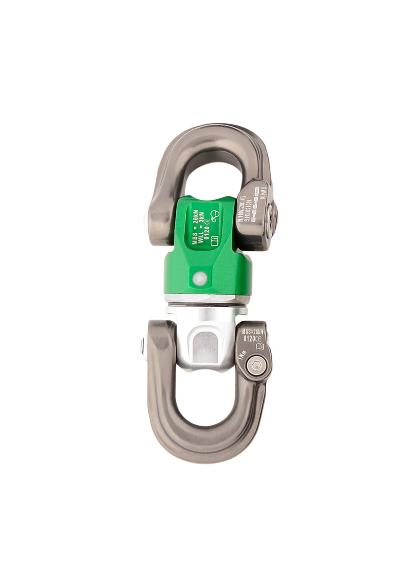 DMM Nexus Swivel D to D Silver/Green/Titanium