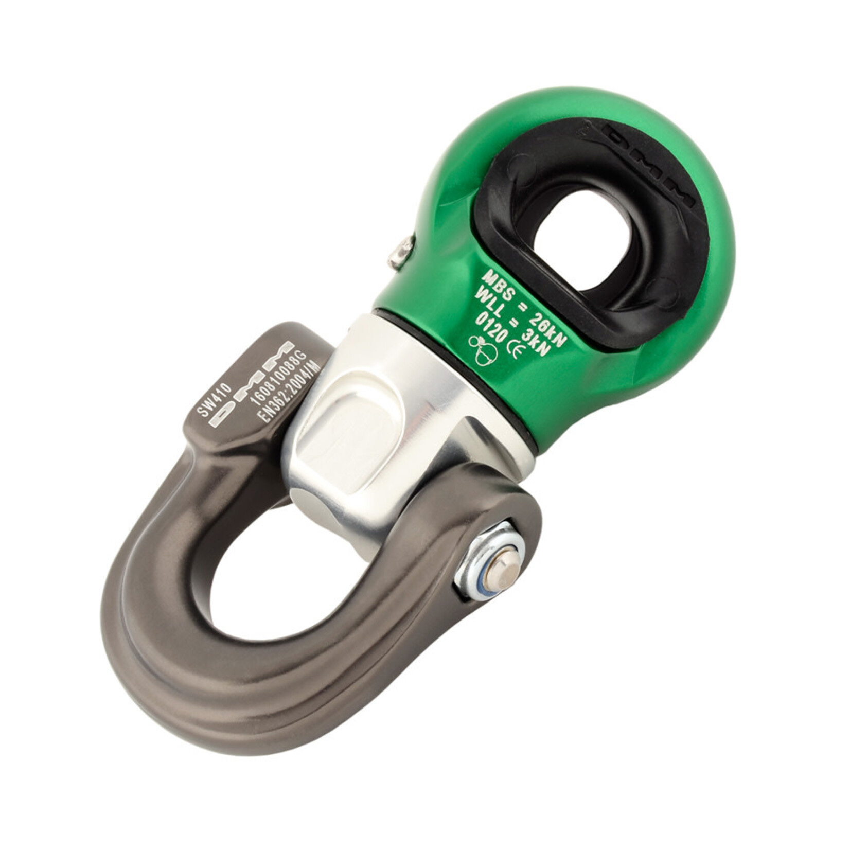 DMM Focus Swivel D Silver/Green