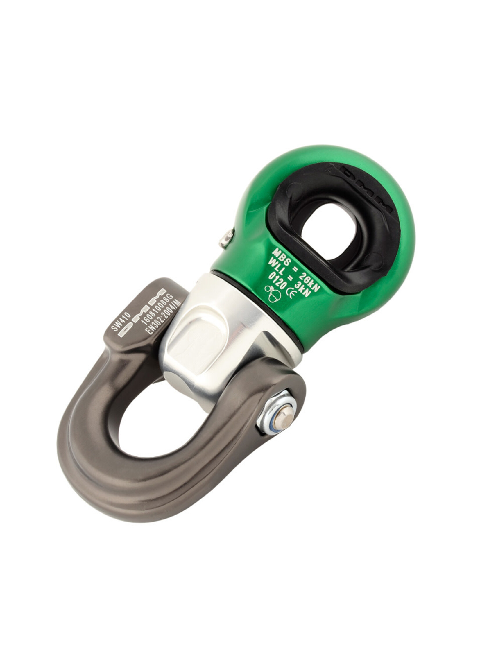 DMM Focus Swivel D Silver/Green