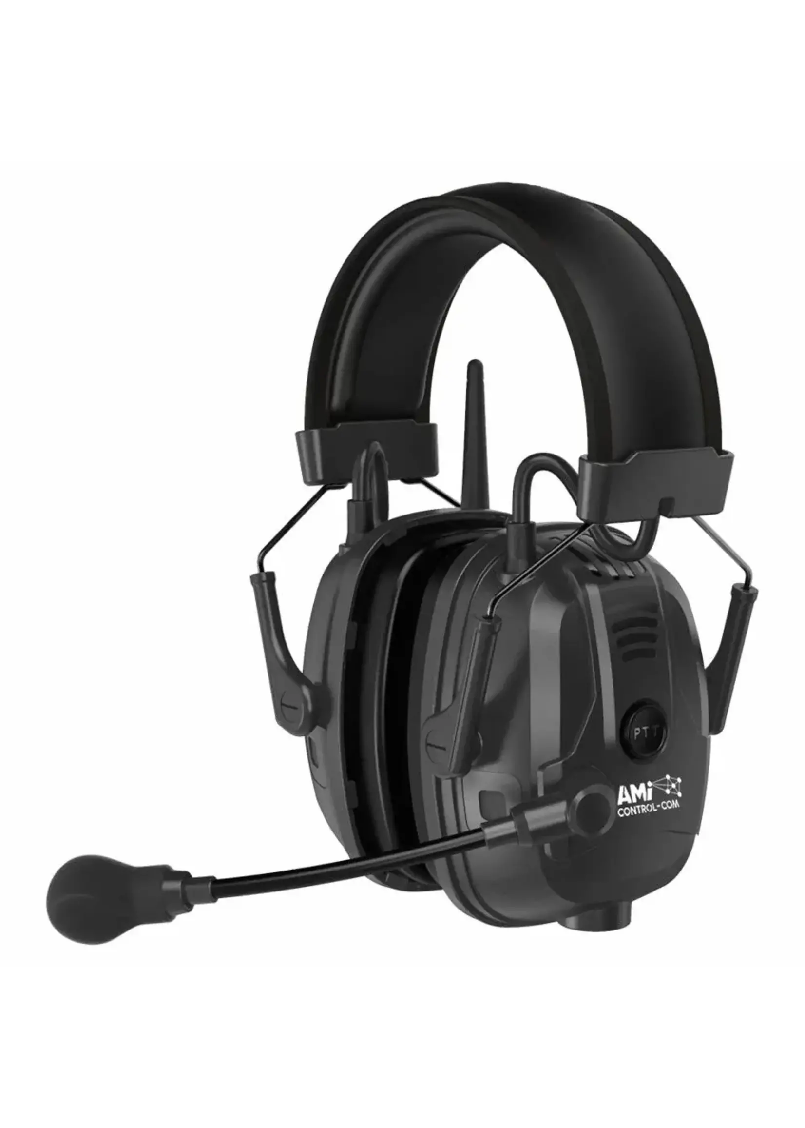 Control-Com AMi Communications Headset, Black, headband version