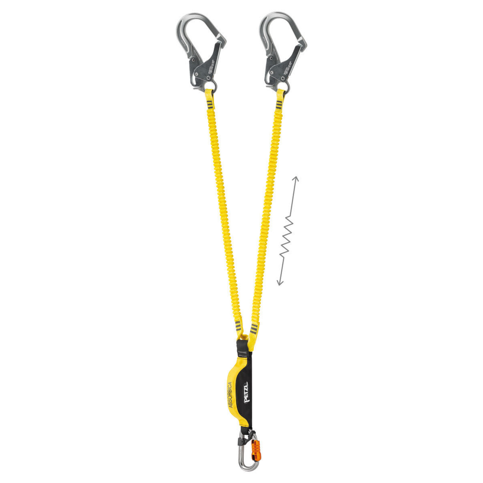 PETZL LANYARD ABSORBICA-Y FLEX MGO INT 150CM