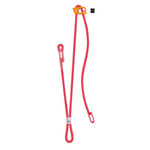 PETZL DUAL CONNECT ADJUST LANYARD RED (PRIOR)