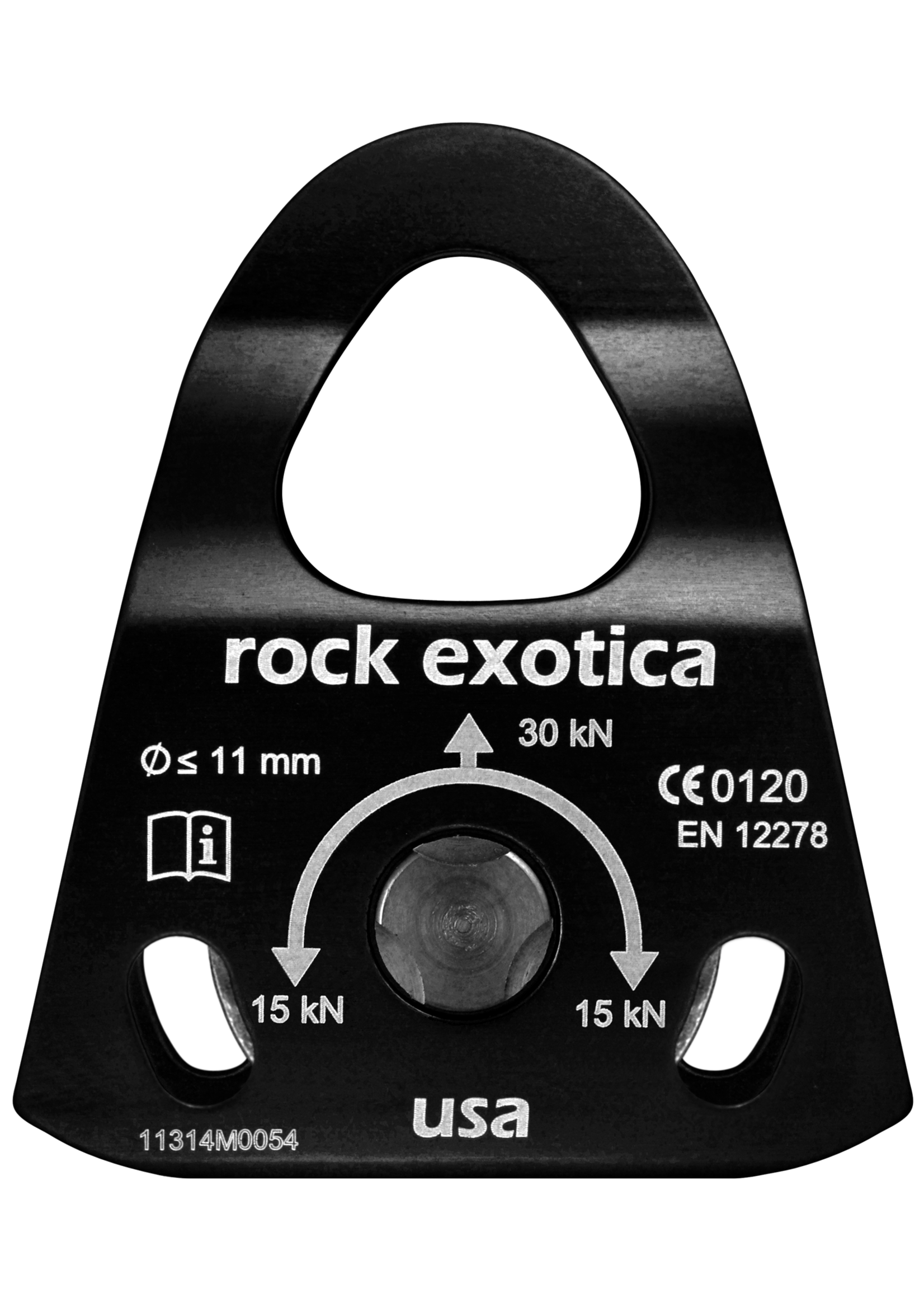 Rock Exotica Mini Machined Pulley (Single/Black)