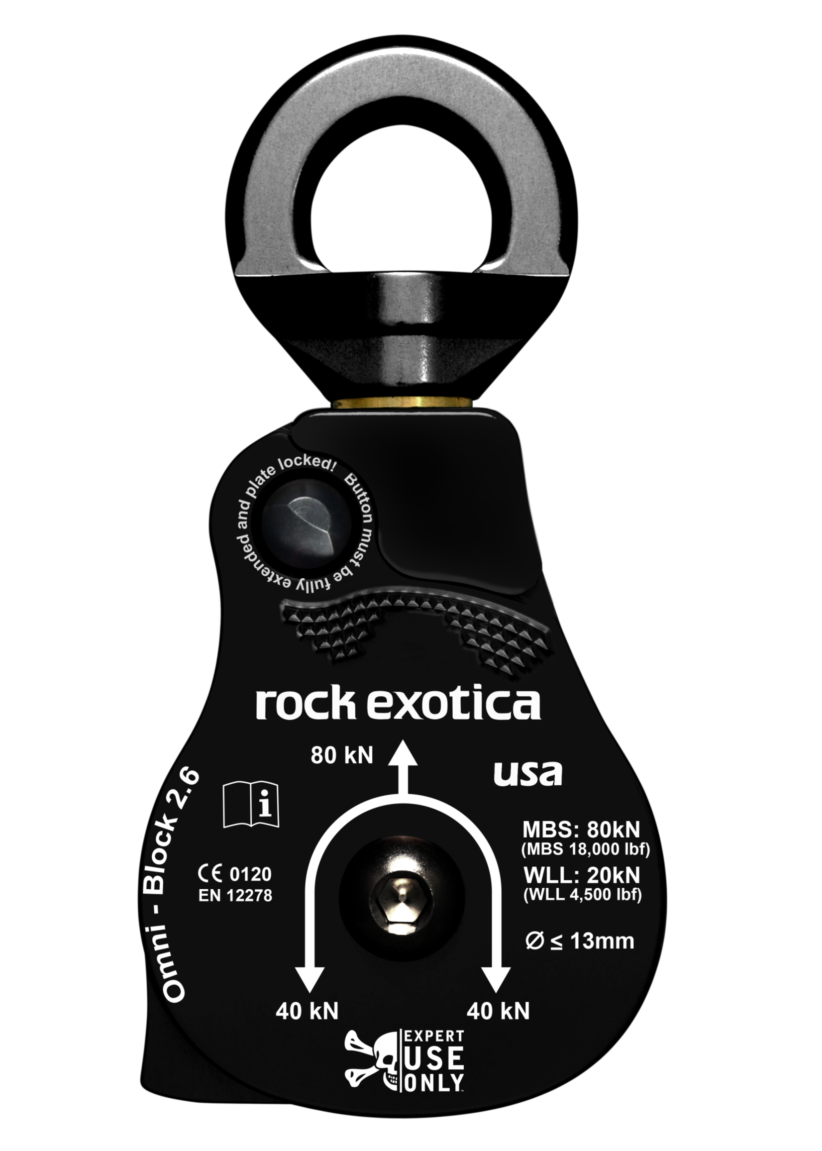 Rock Exotica Omni-Block 2.6" (Single Black)