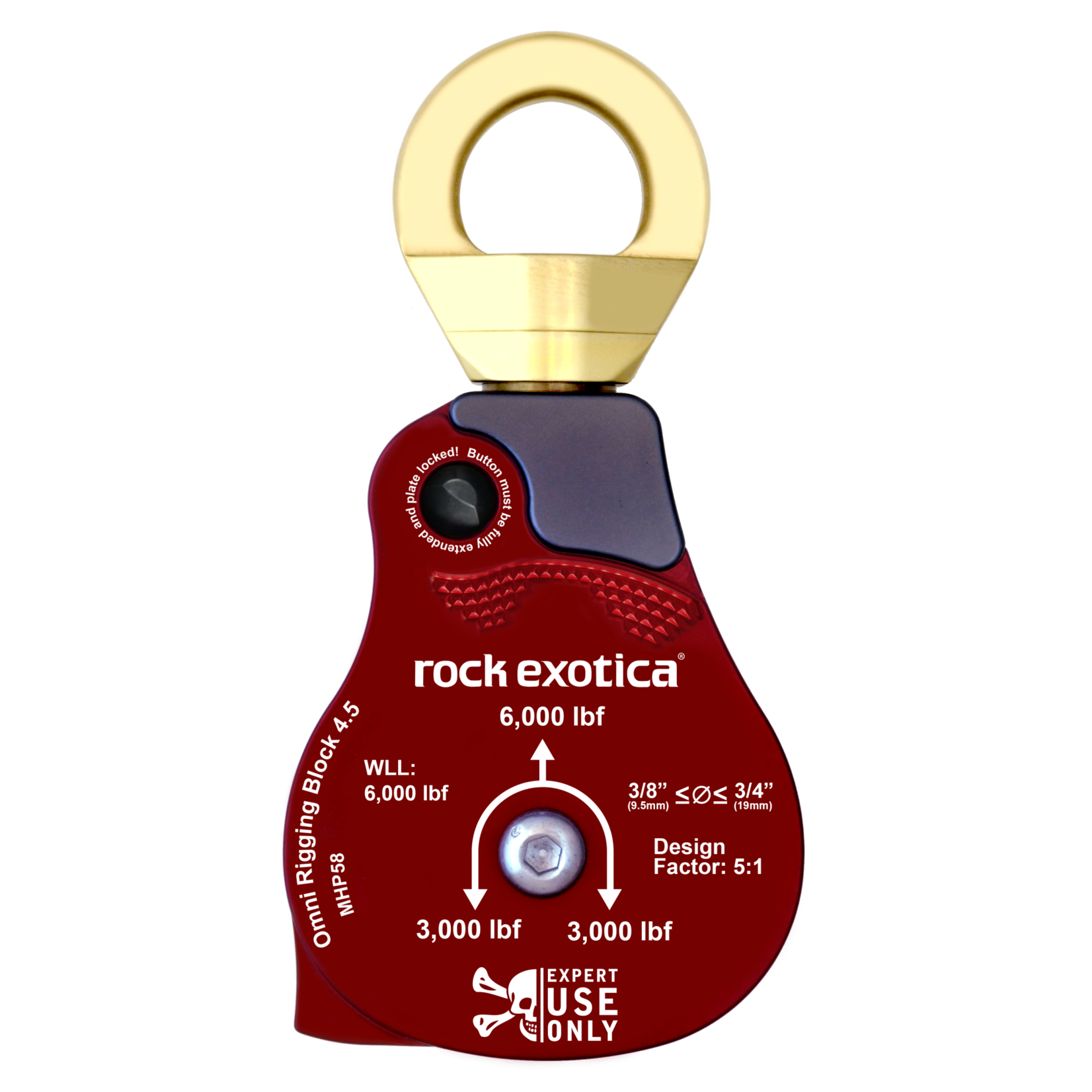 Rock Exotica Omni-Rigging Block 4.5"