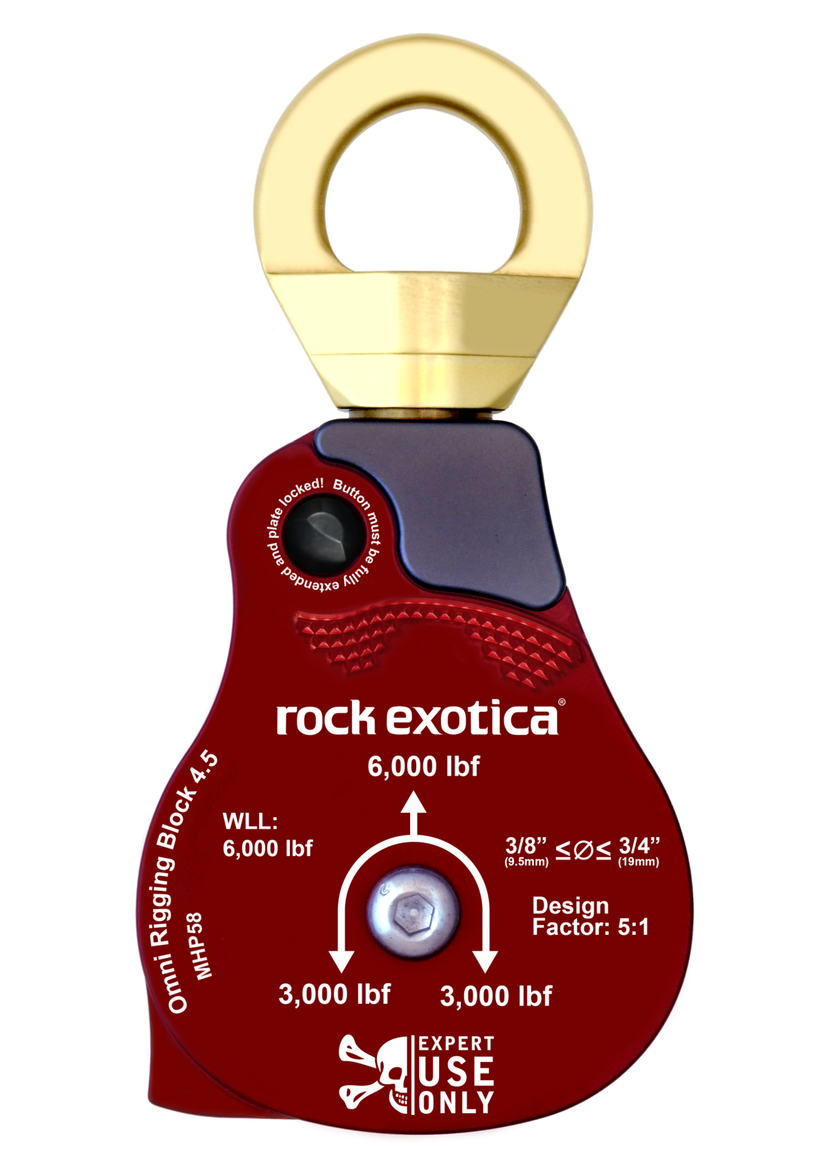 Rock Exotica Omni-Rigging Block 4.5"