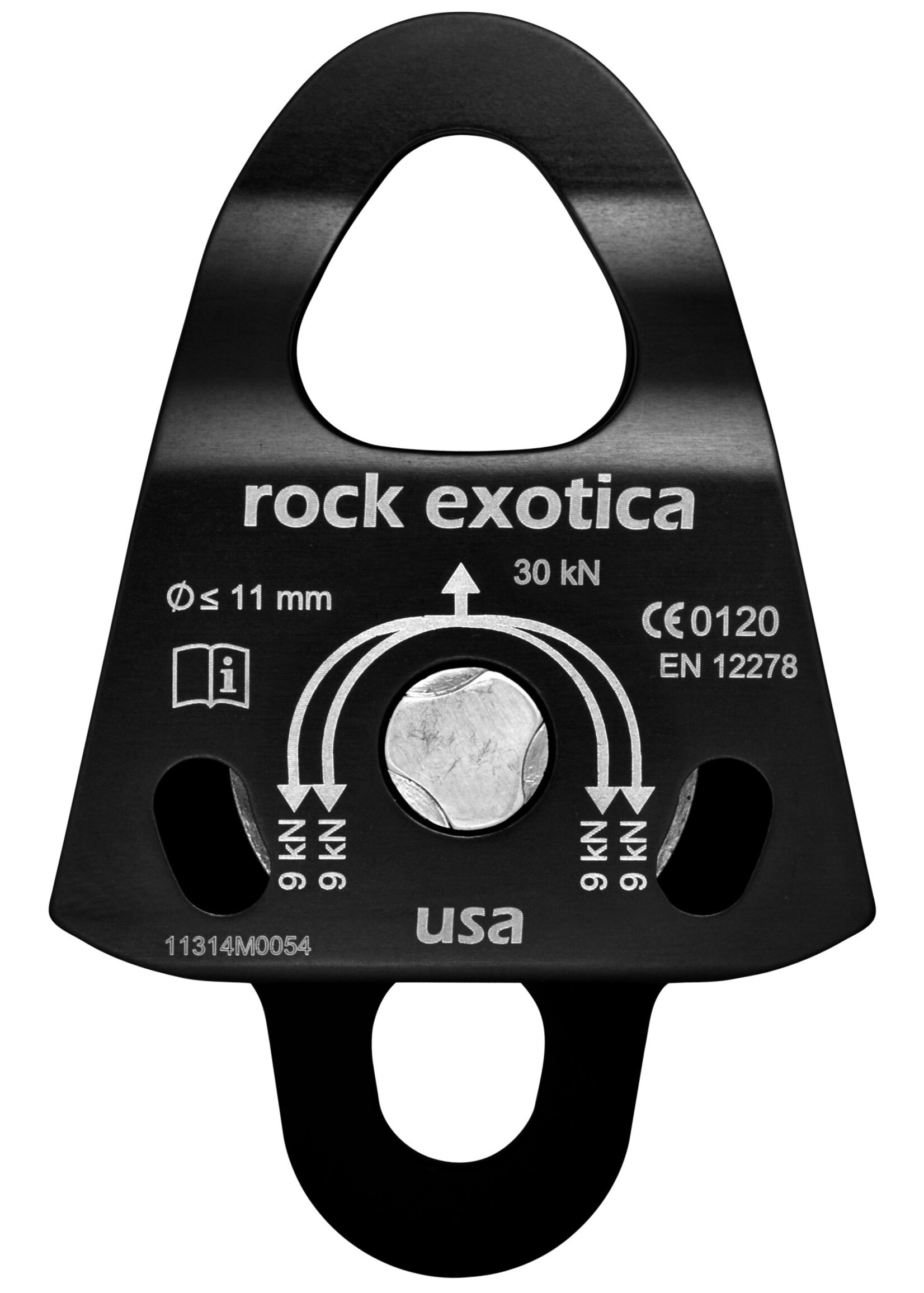 Rock Exotica Mini Machined Pulley (Double/Black)