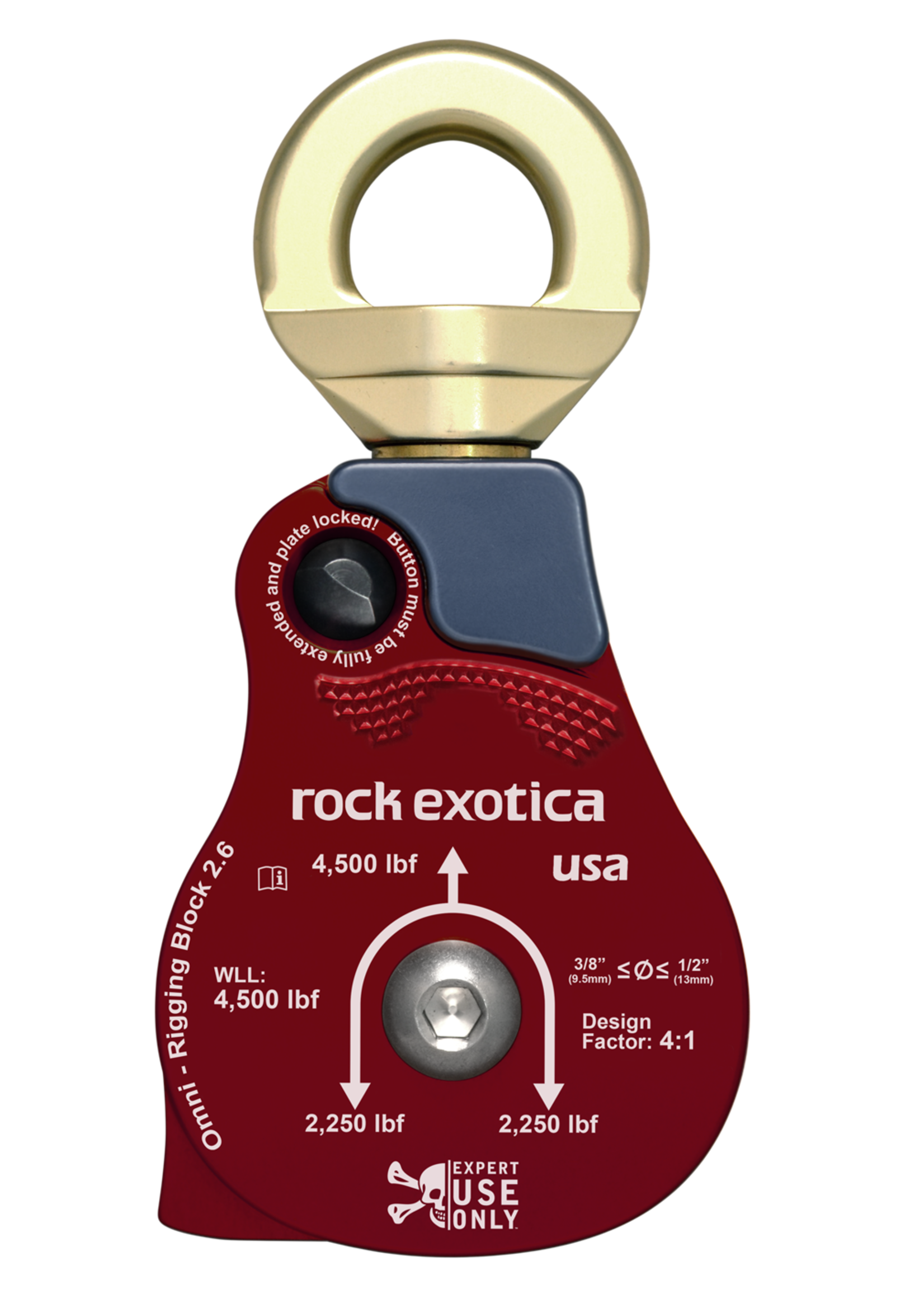 Rock Exotica Omni-Rigging Block 2.6"