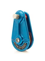 ISC Medium Rigging Pulley for up to 16mm Rope - 150kN - Blue with Orange Wheel