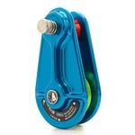 ISC Medium Rigging Pulley for up to 20mm Rope - 150kN - Blue with Green Wheel