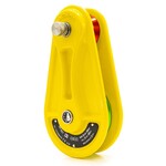 ISC ISC Large Rigging Pulley for up to Ø20mm Rope - 200kN - Yellow with Green Wheel