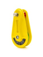 ISC Large Rigging Pulley for up to 20mm Rope - 200kN - Yellow with Green Wheel