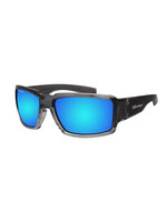 Bomber Eyewear BOOGIEBOMB 2TN SMK FRM / ICE BLUE MIRROR POLARIZED LENS / GRAY FOAM