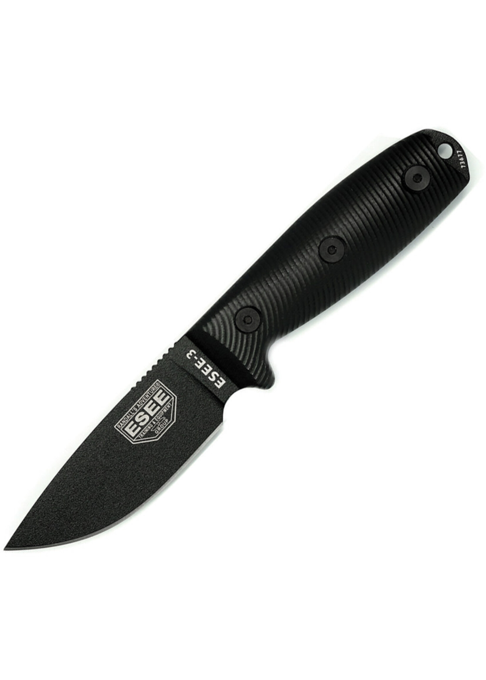 ESEE Knives Model 3 - 3D Fixed Blade Black