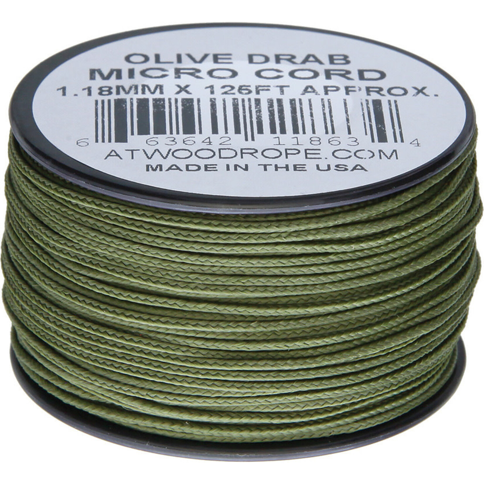 Atwood Rope Micro Cord 1.18mm 125ft Spool
