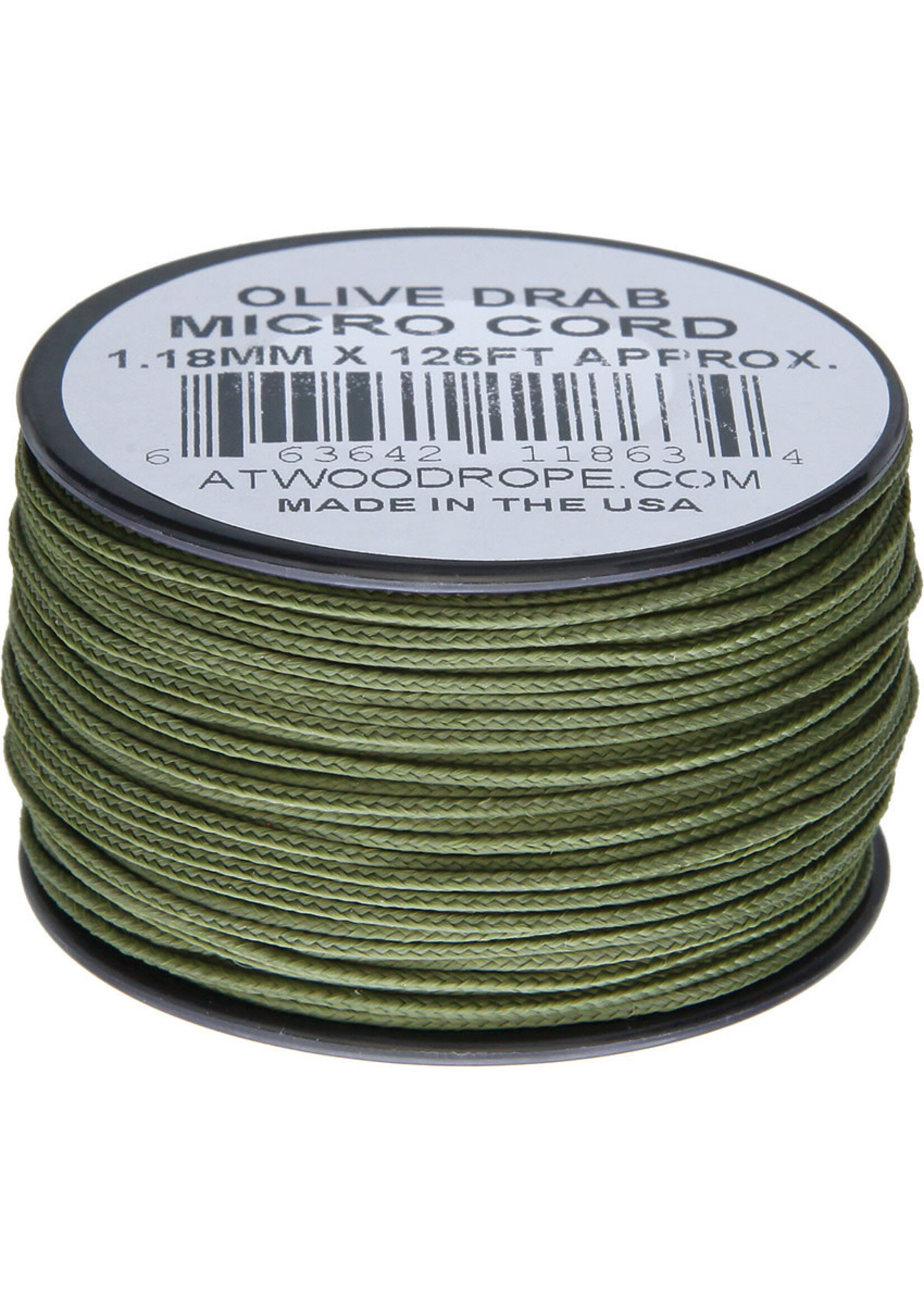 Atwood Rope Micro Cord 1.18mm 125ft Spool