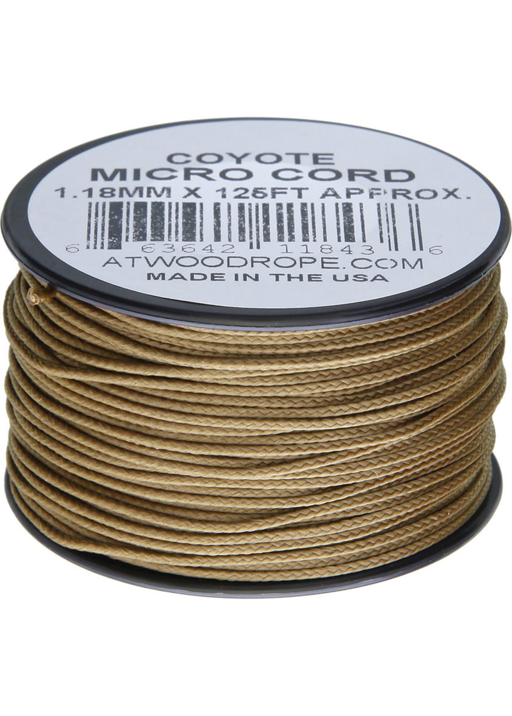 Atwood Rope Micro Cord 1.18mm 125ft Spool