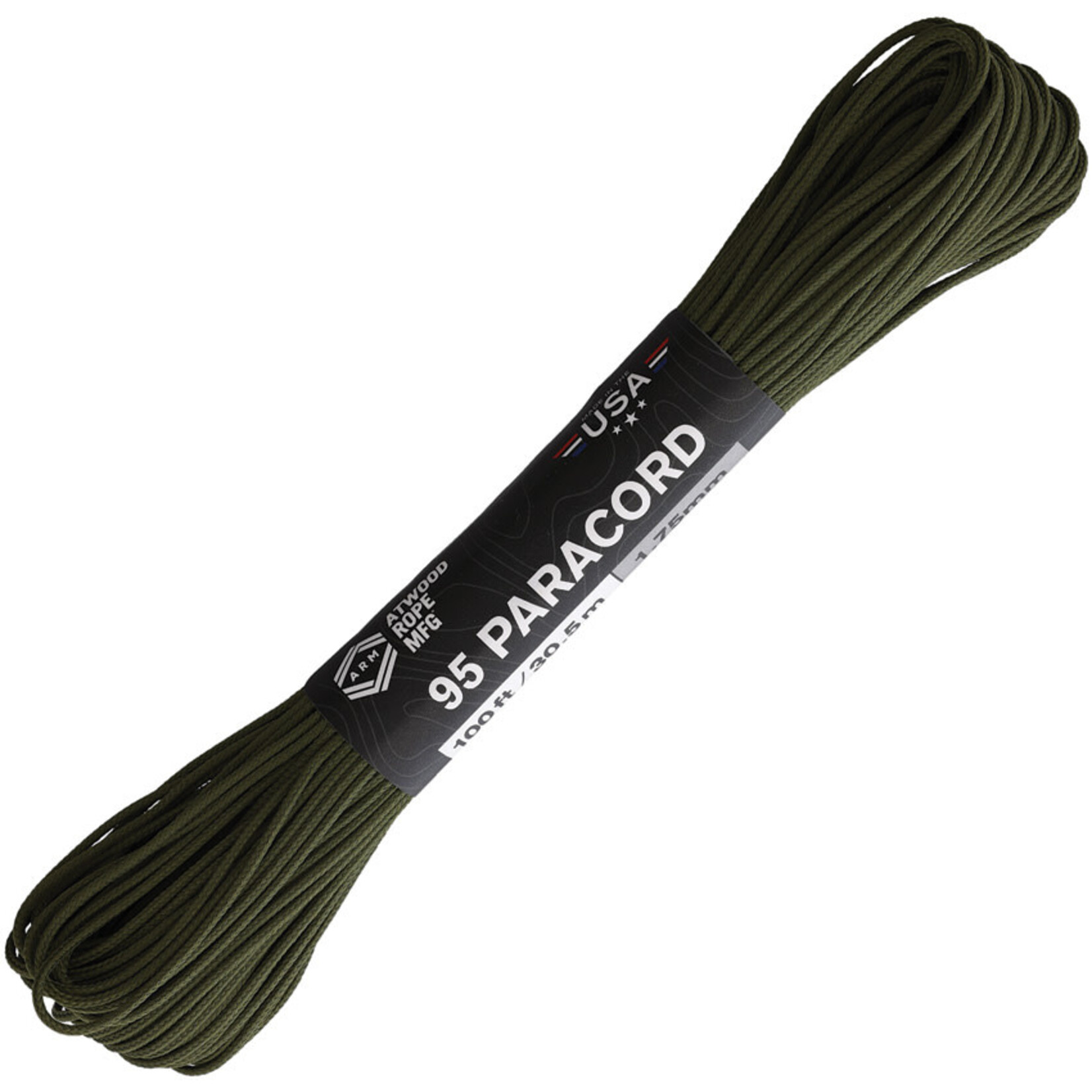 Atwood Rope 95 Paracord 100ft Hank - 5/64" (1.75mm)