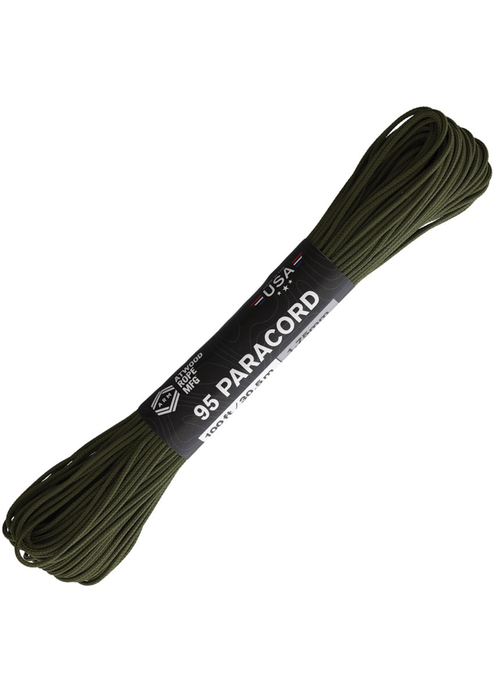 Atwood Rope 95 Paracord 100ft Hank - 5/64" (1.75mm)
