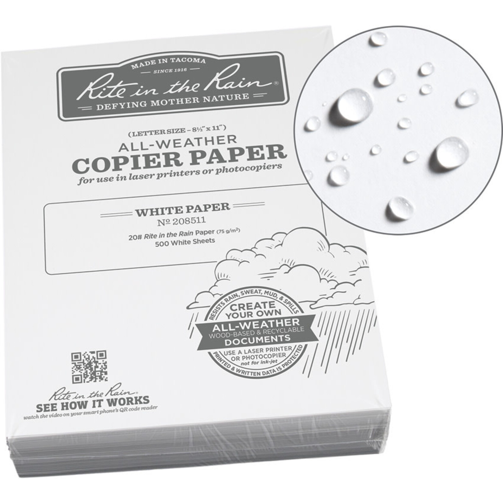 Rite in the Rain Rite-in-Rain Paper 500 Sheets
