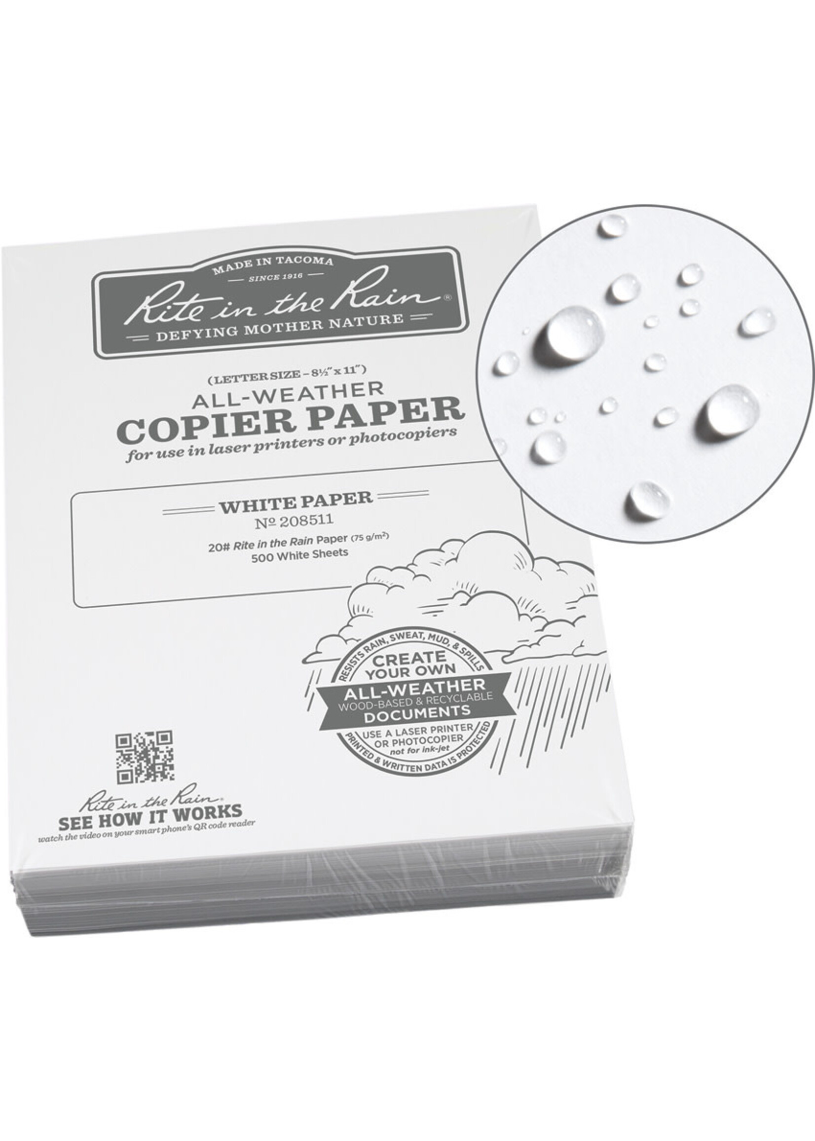 Rite in the Rain Rite-in-Rain Paper 500 Sheets