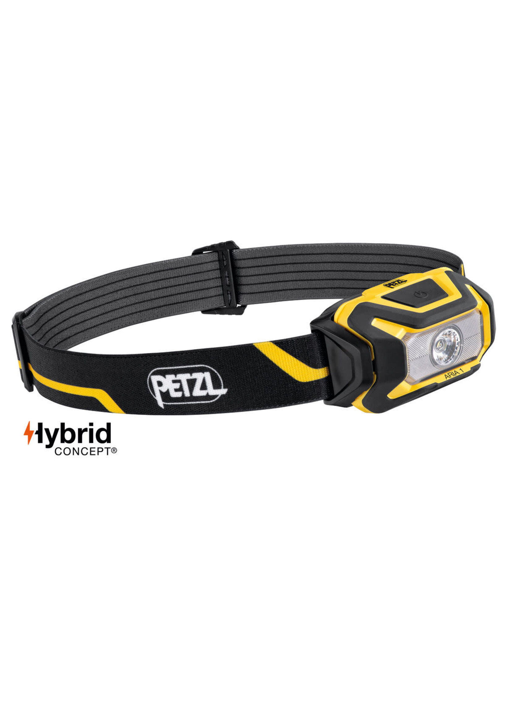 PETZL ARIA 1 HEADLAMP BLACK / YELLOW