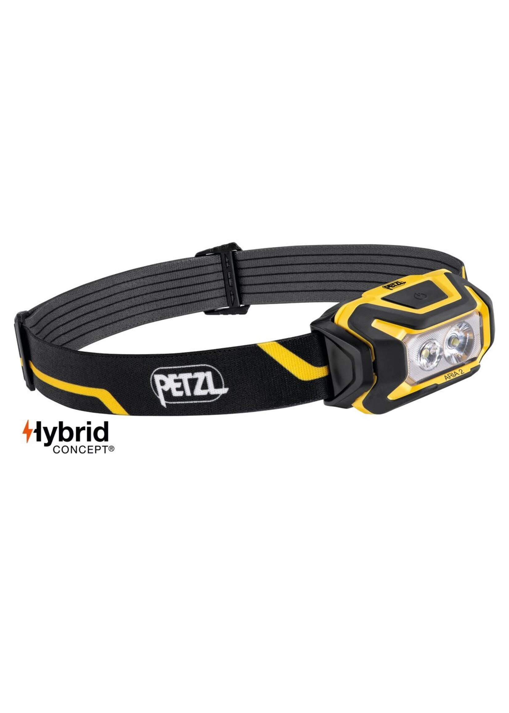 PETZL ARIA 2 HEADLAMP BLACK/YELLOW