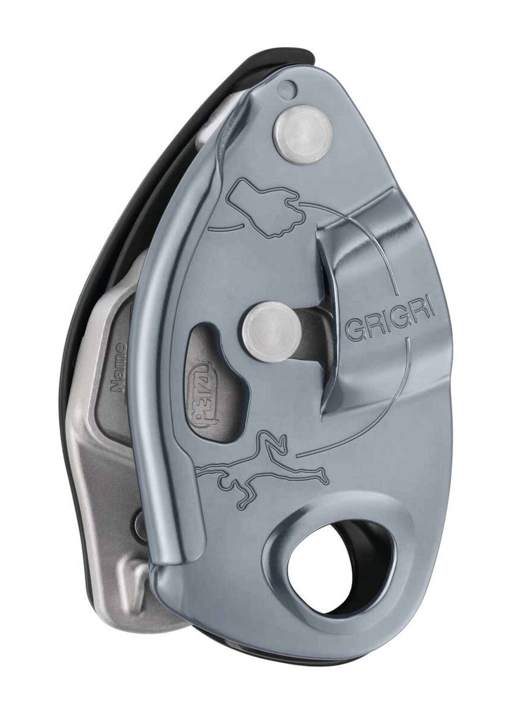 PETZL GRIGRI BELAY DEVICE GRAY