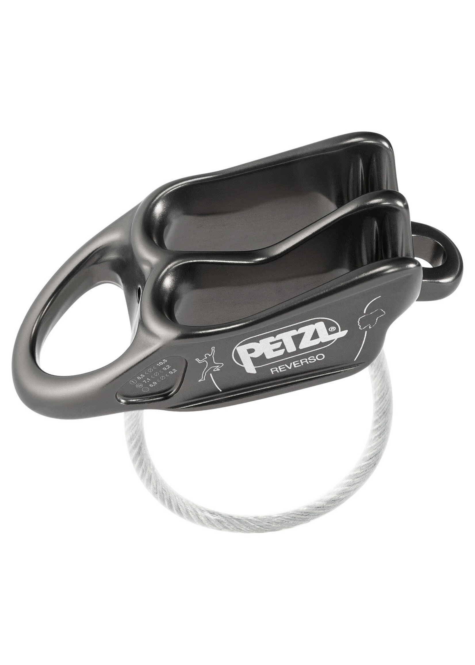 PETZL BELAY DEVICE REVERSO GREY