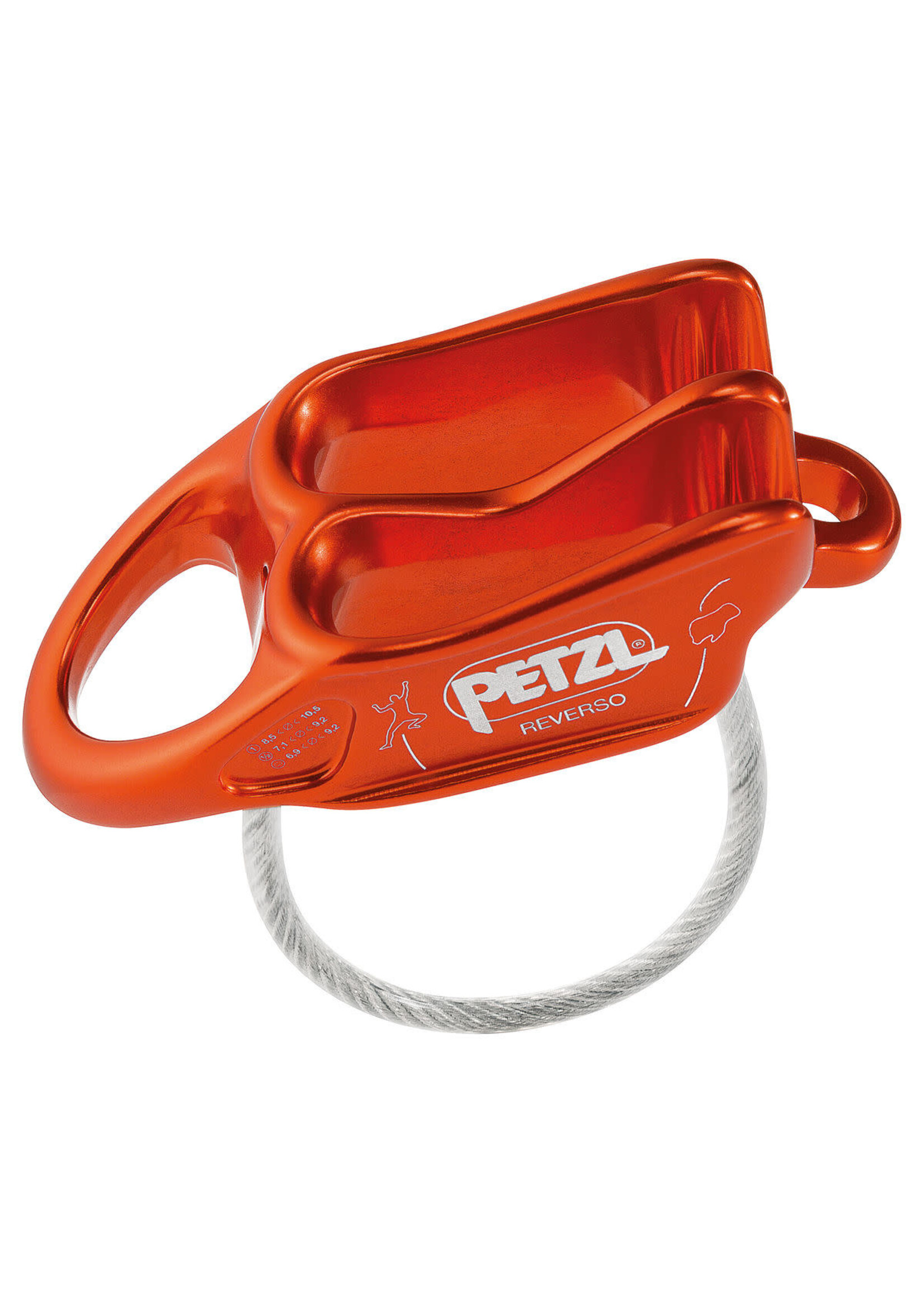 PETZL BELAY DEVICE REVERSO RED