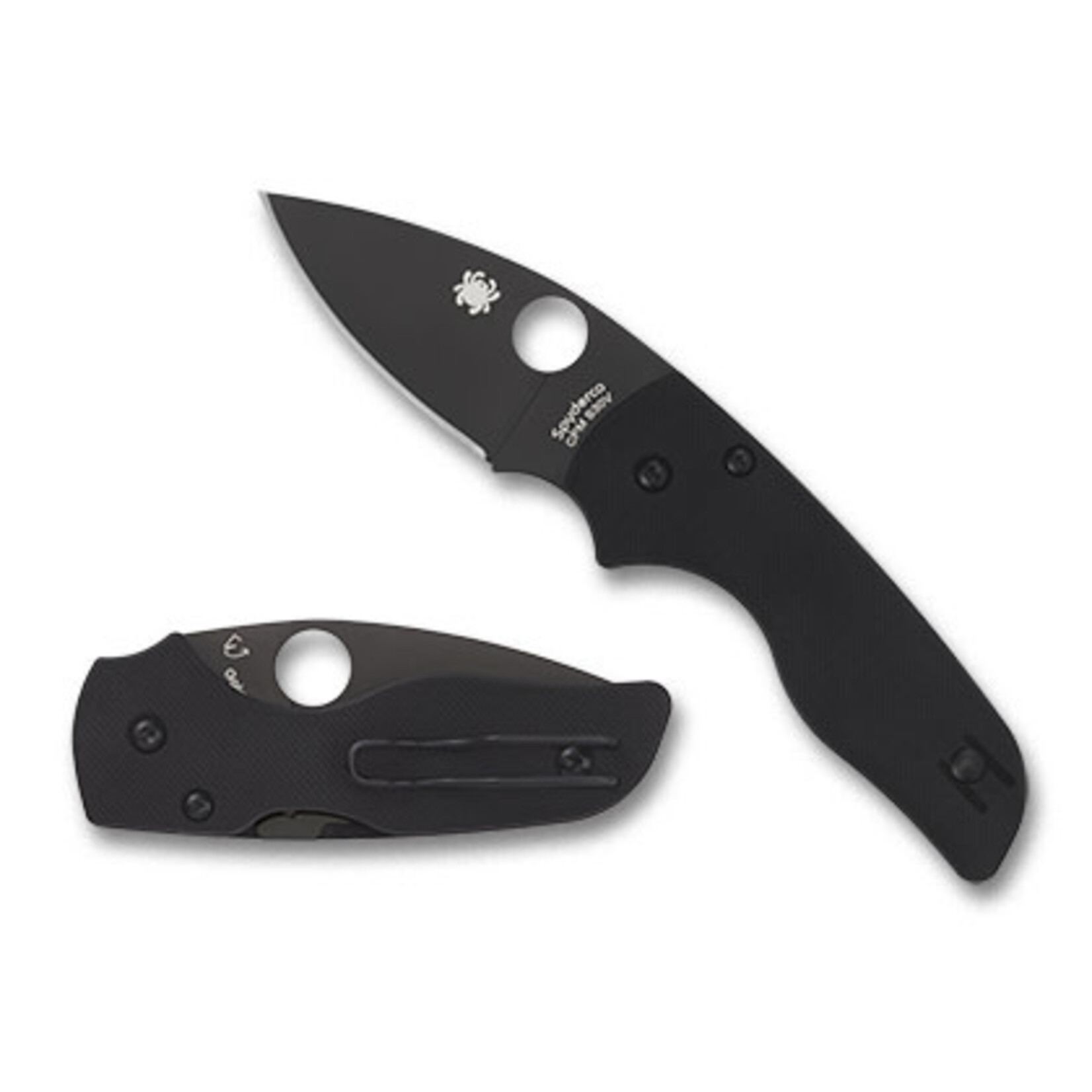 Spyderco Lil' Native Compression Lock Black Blade