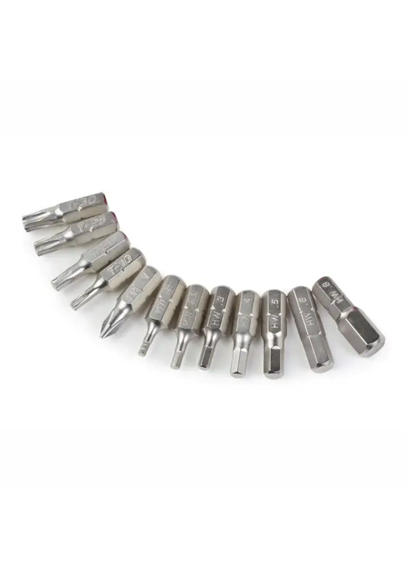 Prestacycle Prestacycle Professional 12 piece 1/4" S2 Hex Bits Set