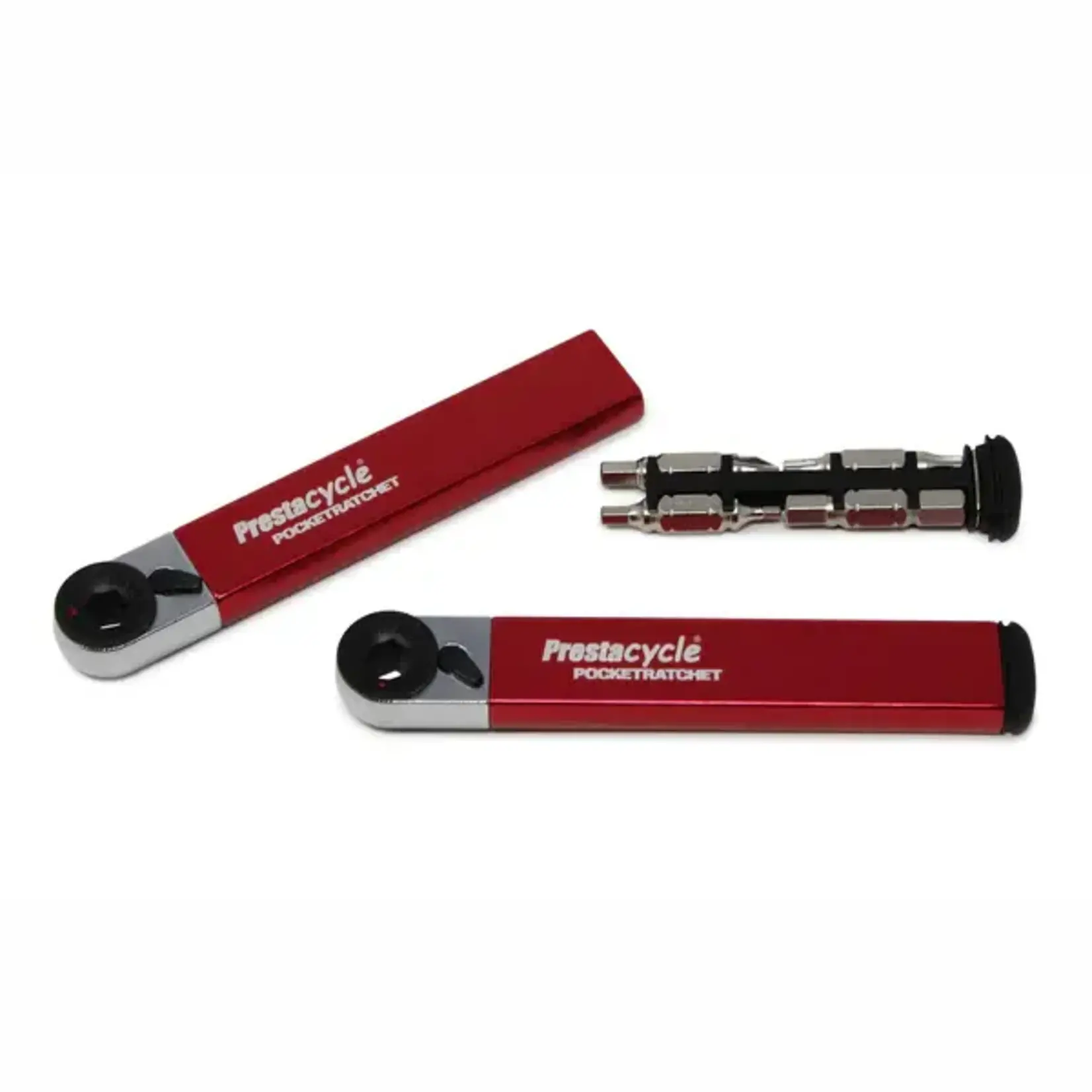 Prestacycle Prestacycle PocketRatchet - Pocket Multi-tool w/Bits stored in handle